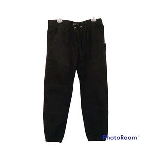 Akademiks Joggers Mens Black XL Hip Hop 90s 34” Waist